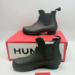 Hunter Womens Original Chelsea Boots Bitter Chocolate US Size 6